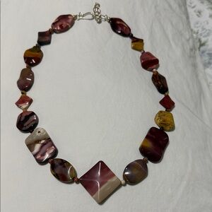 Elegant Multicolor Stone Necklace